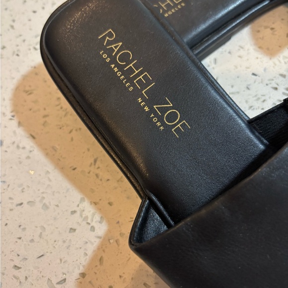 Rachel Zoe Black Slide Sandals - Picture 2 of 6